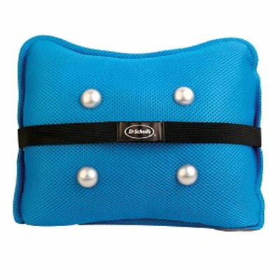 Dr. Scholl's Accunode Dual Sided Massaging Cushion, Blue/Grey, 1 ea