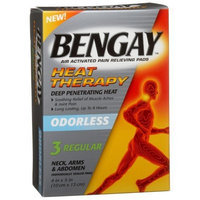 Bengay Moist Heat Therapy, Regular, 3-Count Packages (Pack of 2)