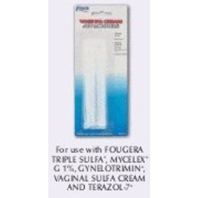 Flents Vaginal Cream Applicator - For Use with Mycelex -G 1% and Gyne-lotrimin