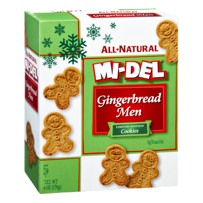 Mi-Del All Natural Gingerbread Men Cookies