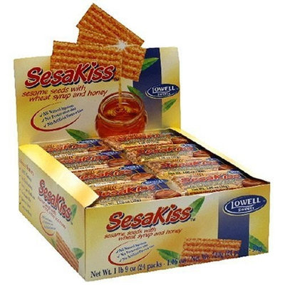 SesaKiss Sesame Seeds with Wheat Syrup & Honey, 1.06-Ounce Packages (Pack of 48)