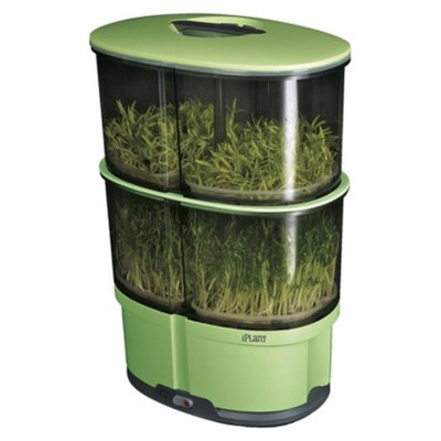 iPlant 2 level sprout garden with 4 pks Free Seeds