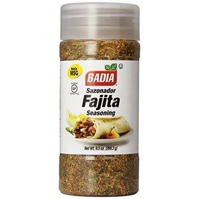 Badia Spices inc Spice, Fajita Seasoning, 9.5-Ounce (Pack of 6)