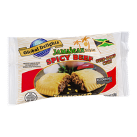 Global Delights Jamaican Style Spicy Beef Turnover