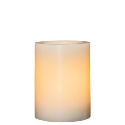 Threshold 3x4 Wax Pillar with 5 Hour Timer - Cream