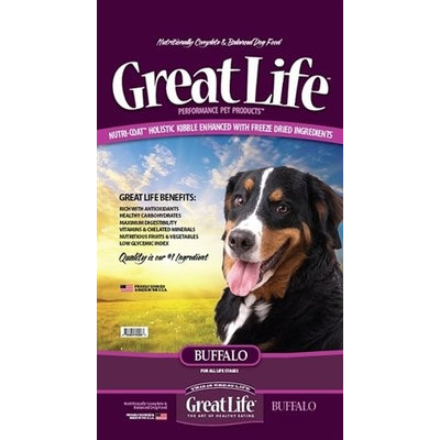 Great Life Buffalo Dry Dog Food 8 lb.