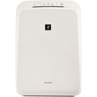 Sharp - Console Air Purifier - White