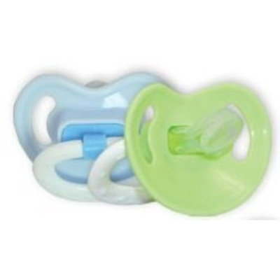 Green Sprouts I Play 2-Pack Pacifiers 0-6 months BPA Free - Blue/Green