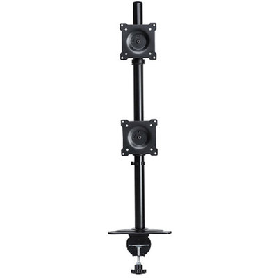 DoubleSight Displays DoubleSight Dual Monitor Flex Arm - Vertical Style, Tilt/Pivot/Swivel Adjustments, 75mm / 100mm VESA Compliant - DS-230