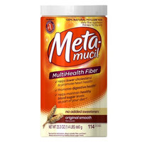 Metamucil Sugar Free Multihealth Fiber Supplement Powder Sugar-Free Original Smooth