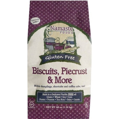 Namaste Foods, Gluten Free Biscuits, Piecrust & More, 48-Ounce Bags (Pack of 6)