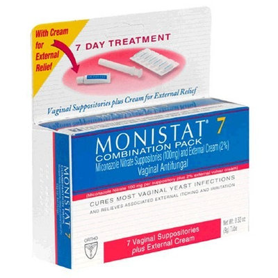 Monistat 7 Vaginal Antifungal 7-Day Treatment Combination Pack