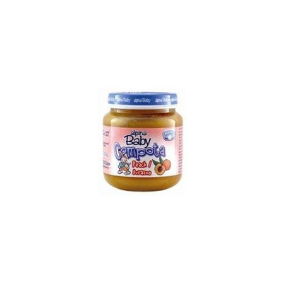 Alpina Baby Food Peach Flavor 4 oz
