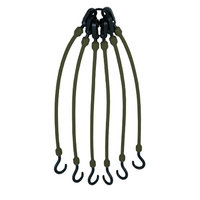 Entertainment Production House Flex Web 6 Arm Green Bungee Cords