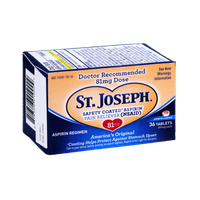 St. Joseph Enteric Safety Coated Aspirin Tablets - 36 CT