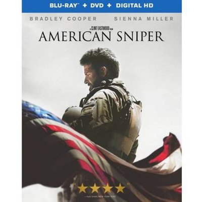 American Sniper (Blu-ray + DVD + Digital HD) (Walmart Exclusive) (With INSTAWATCH)