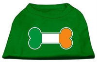 Ahi Bone Flag Ireland Screen Print Shirt Emerald Green Med (12)