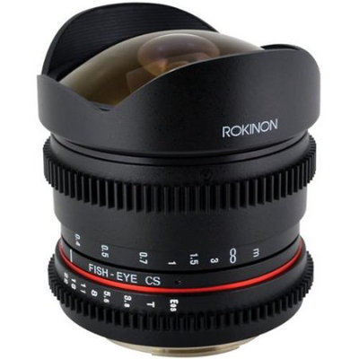Rokinon 8mm T/3.8 Cine Fisheye Lens (for Video DSLR Sony Alpha E-Mount Cameras)