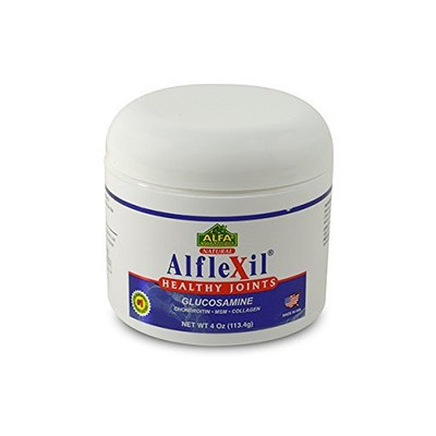 Alfa Vitamins Alflexil Cream 4 Oz. Glucosamine. Chondroitin. Msm. Collagen. Joint. Bone. Muscle