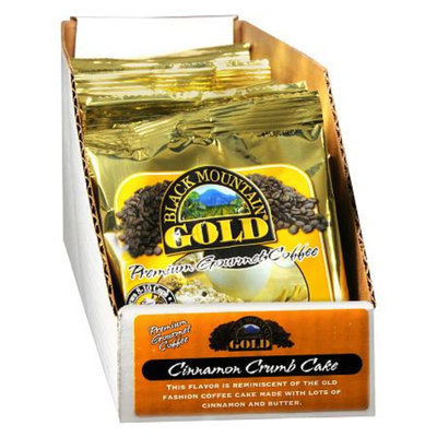 Black Mountain Gold Premium Gourmet Coffee Cinnamon Crumb Cake,20 Pack