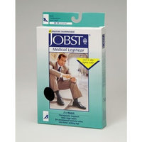 Jobst Mens 20-30 mmHg Closed Toe Knee High Support Sock Size: Medium, Color: Navy