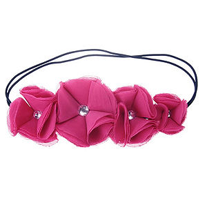 L. Erickson Chiffon Floral Headwrap