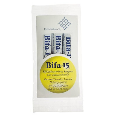 Eden Bifa-15, Bifidophilus Supplement (3 Tube Pack), 0.116 -Ounce (Pack of 8)