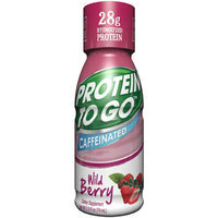 Pro Balance LLC Protein to Go Wild Berry Caffeinated Protein Shot