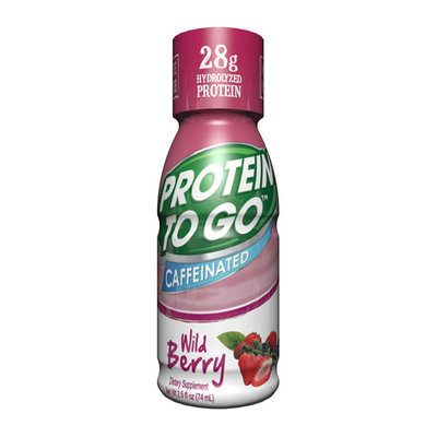 Pro Balance LLC Protein to Go Wild Berry Caffeinated Protein Shot