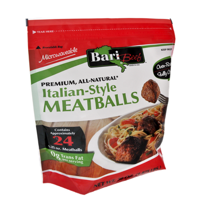 Bari Beef Premium All Natural Italian-Style Meatballs
