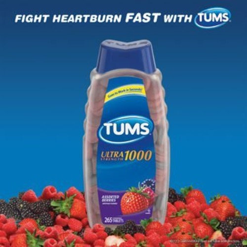 Tums Ultra 1000 Maximum Strength Antacid & Calcium Supplement, Assorted Fruit (265 ct) Reviews