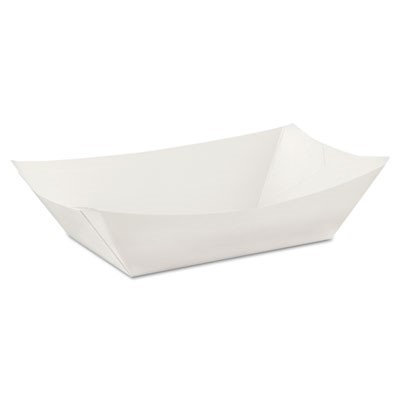 DIXIE KL300W8 Disposable Food Tray, White,3 lb, PK500