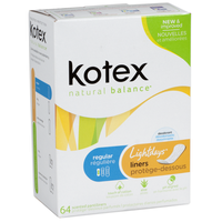 KOTEX LIGHTDAYS Regular Deodorant Pantiliners Economy Pack 64