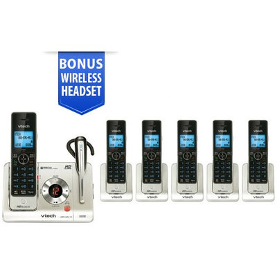 Vtech LS6475-3 + (4) LS6405 Cordless Answering System w/ Headset