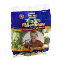 Mann's Veggie Mac-n-Cheese Broccoli with Bacon Cheddar Sauce