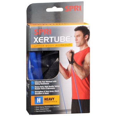 SPRI Es502r Xertube Resistance Band, Blue, Heavy, 1 ea