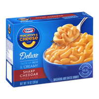 Kraft Deluxe Macaroni & Cheese Dinner Sharp Cheddar Cheese Sauce