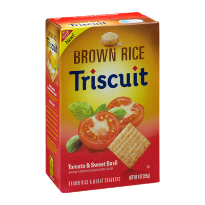 Nabisco Triscuit - Cracker - Brown Rice & Wheat Tomato & Sweet Basil