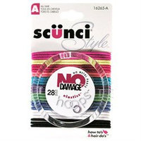 Scunci 1626503A048 Style No Damage Hair Elastics (3 Pack)