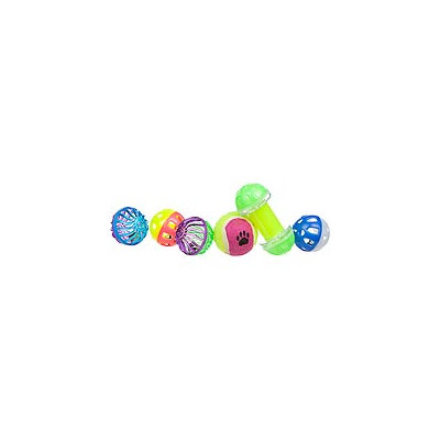 Petco Plastic Dumbbell & Balls Ferret Toys (Assorted 1.25