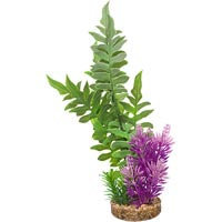 Petco Green & Purple Fiesta Seagrass Plastic Aquarium Plant