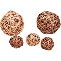 Petco Willow Branch Balls Small Animal Chews, Pack of 5 chews ()