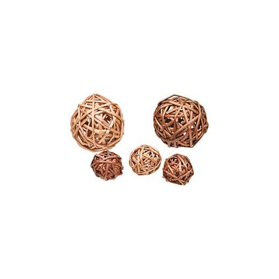 Petco Willow Branch Balls Small Animal Chews, Pack of 5 chews ()