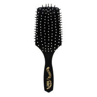 Kent The Original Paddle Brush for Smoothing and Straightening Black