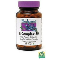 Bluebonnet Nutrition - B-Complex 50 High Potency - 50 Vegetarian Capsules
