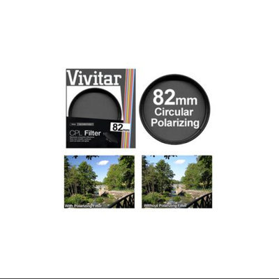 Vivitar 82mm Circular Polarizer Glass Filter