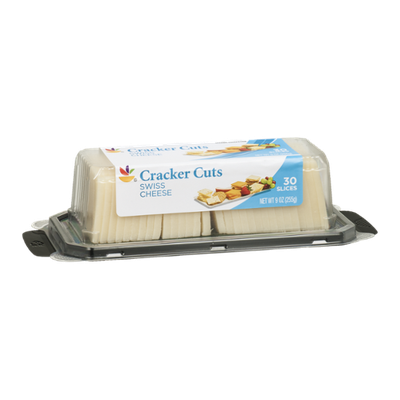 Ahold Cracker Cuts Cheese Slices Swiss - 30 CT