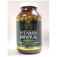 Pioneer Vitamin Mineral - 180 Tablets - Multivitamins with Iron