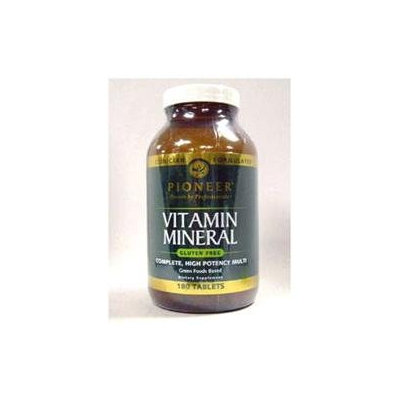 Pioneer Vitamin Mineral - 180 Tablets - Multivitamins with Iron