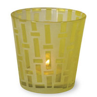 Boston International Glass Tealight, Blue (Set of 4)